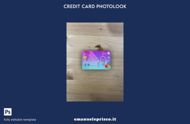 modello frontale photolook mastercard Oman Bank Nizwa stile verificato